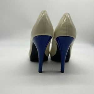 RAMPAGE Beige / Blue High Heels